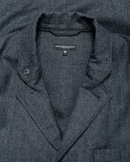 lost & found Engineered Garments Engineered Garments Loiter Jacket Charcoal High Count Worsted Wool
