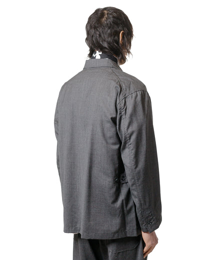 lost & found Engineered Garments Engineered Garments Loiter Jacket Charcoal Tropical Wool
