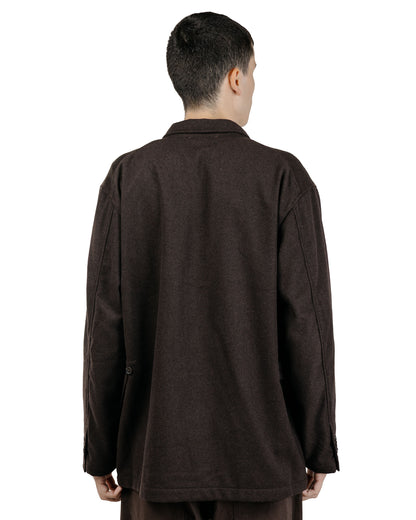 lost & found Engineered Garments Engineered Garments Loiter Jacket Dk.Brown Poly Wool Heavy Flannel