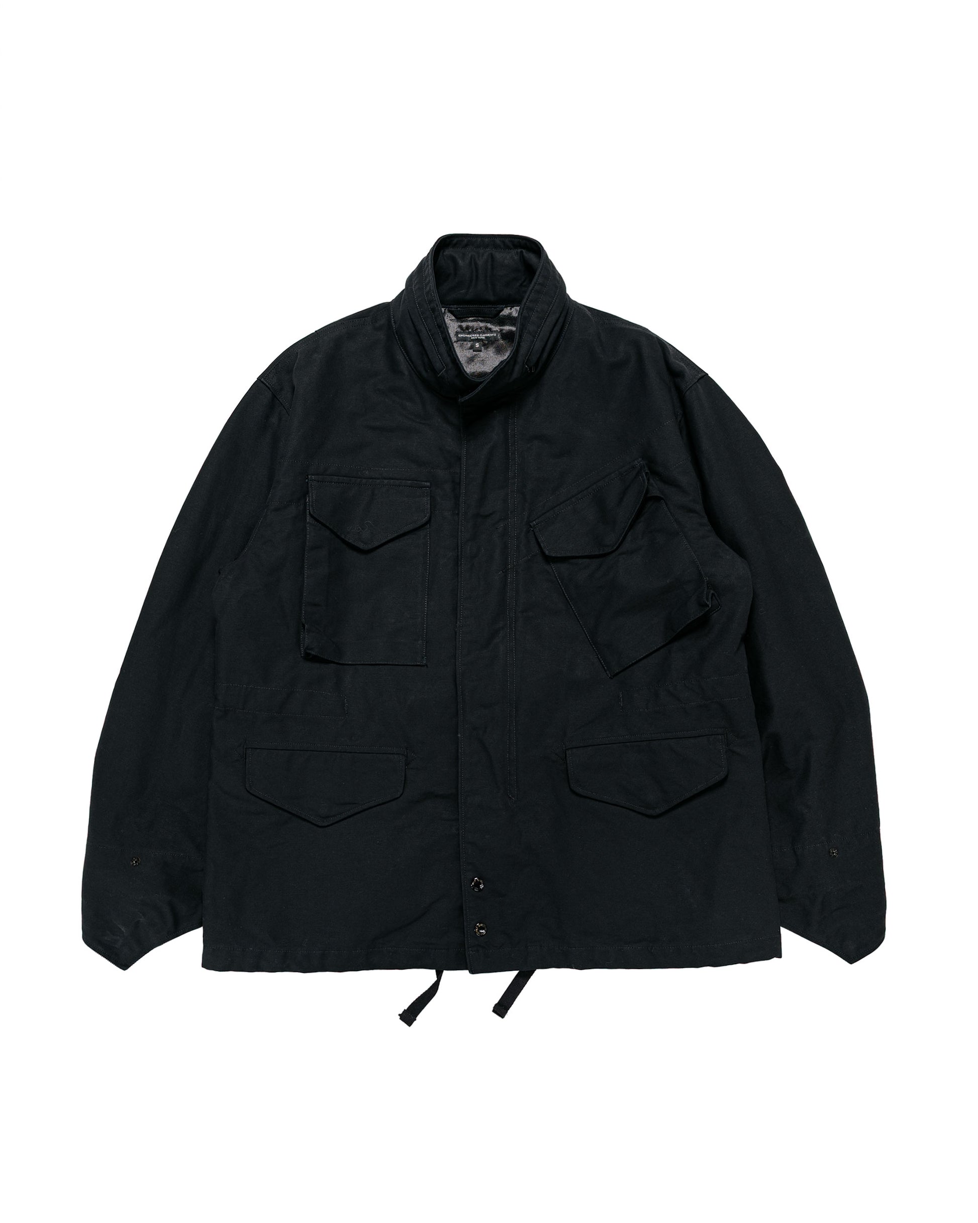 Engineered Garments M65 Field Jacket Black Cotton Double Cloth