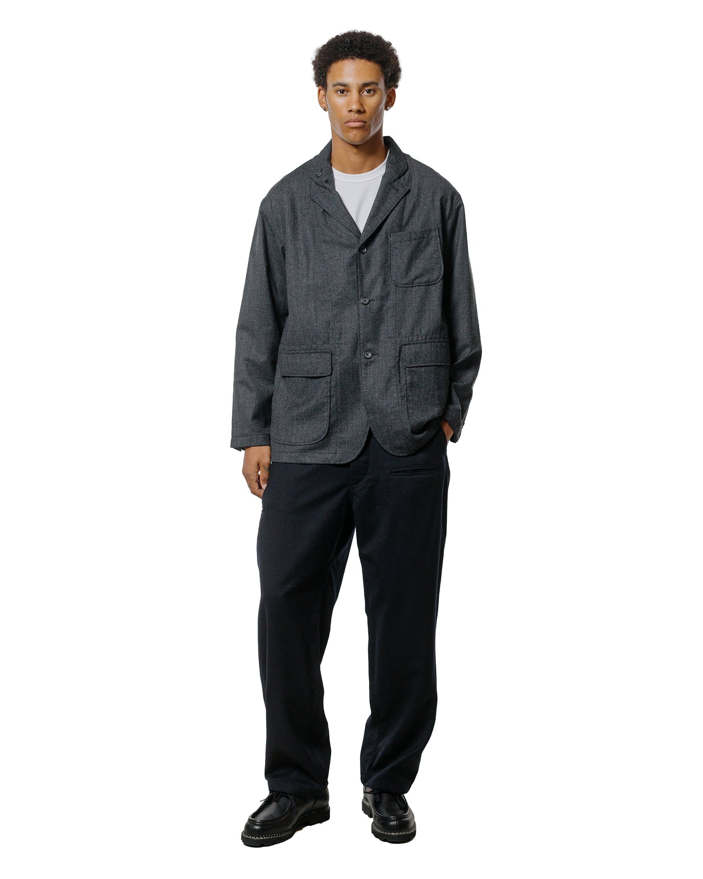 lost & found Engineered Garments Engineered Garments NNP Pant Dark Navy High Count Worsted Wool