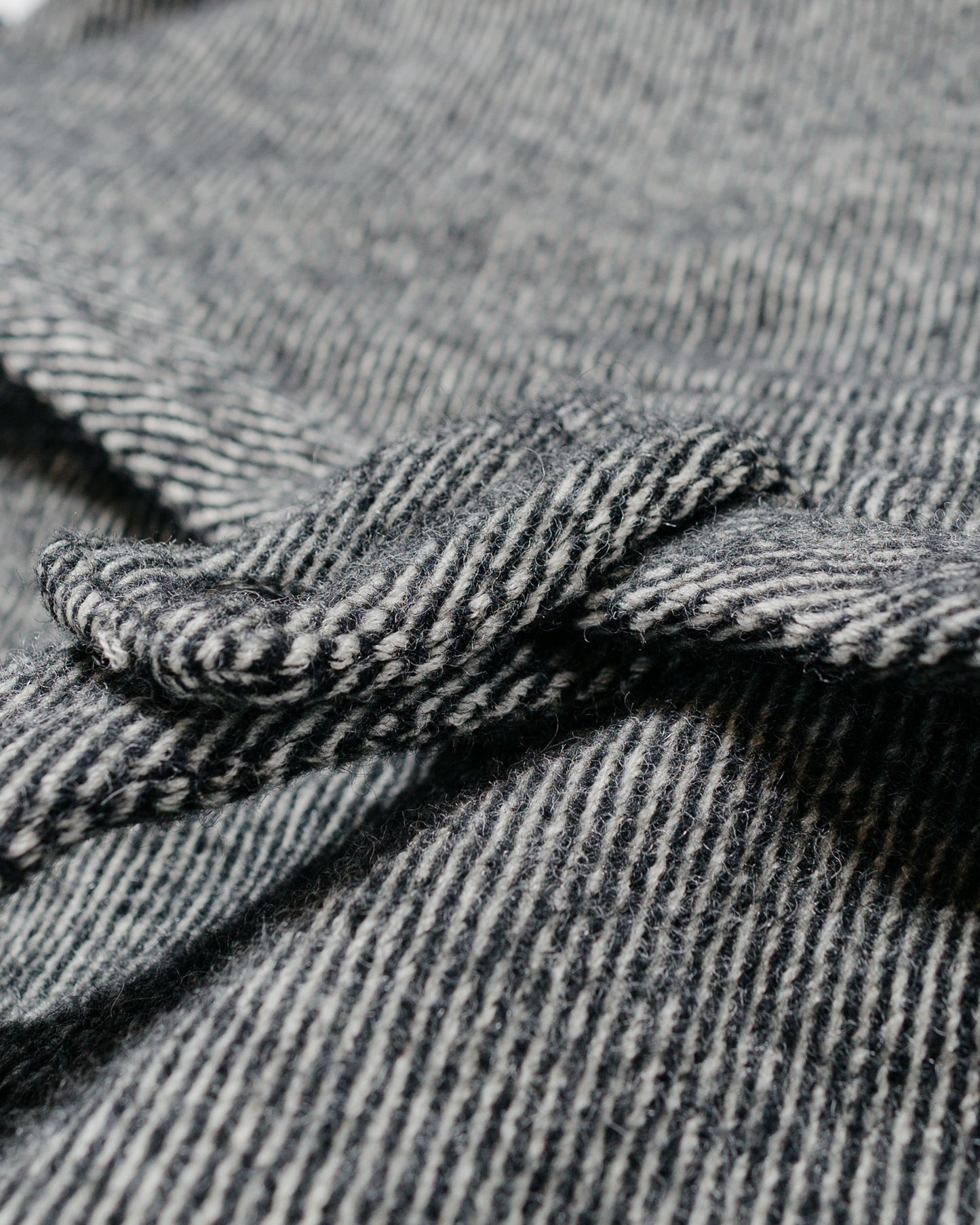 lost & found Engineered Garments Engineered Garments Newsboy Vest Black Wool Shaggy Twill
