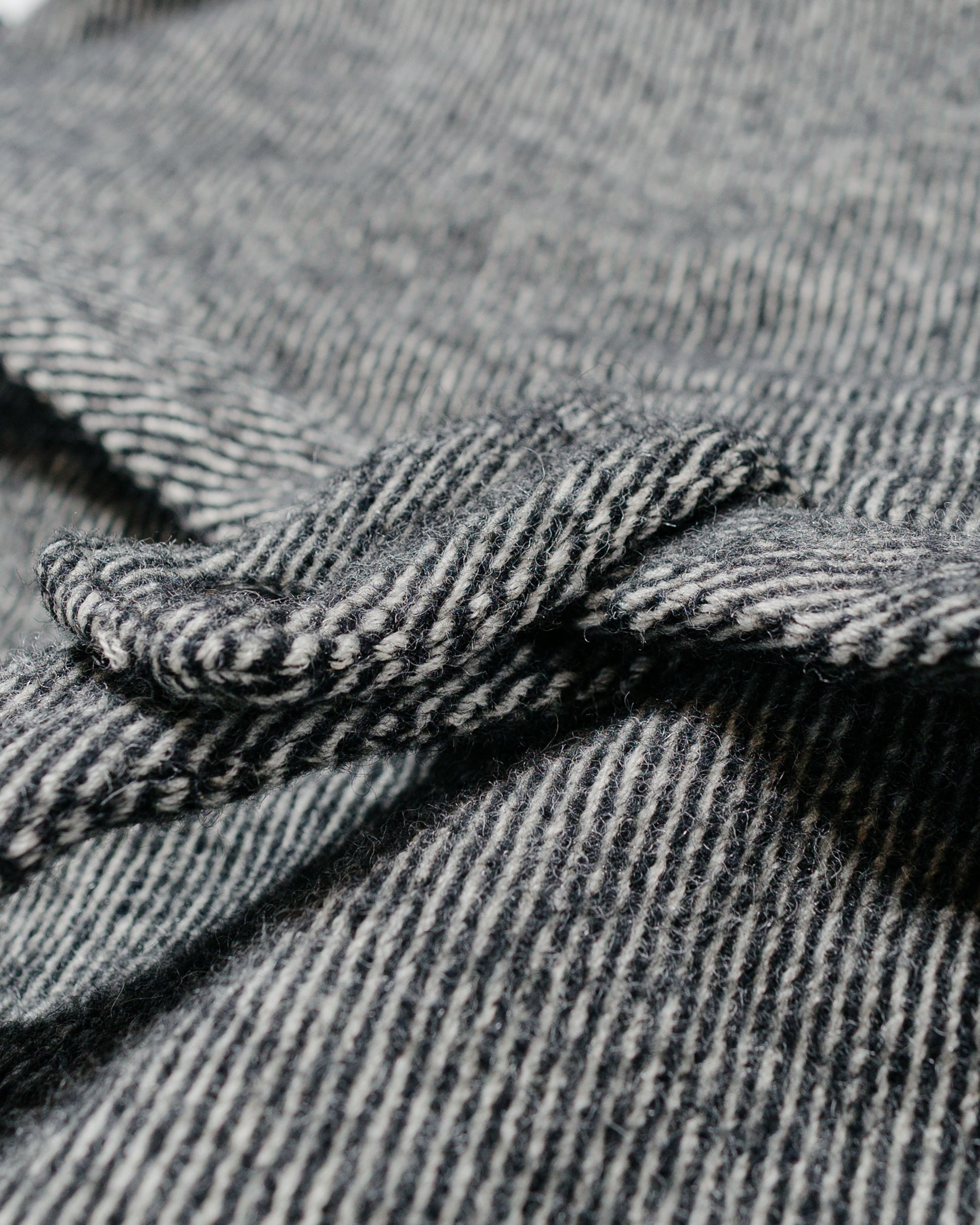 lost & found Engineered Garments Engineered Garments Newsboy Vest Black Wool Shaggy Twill