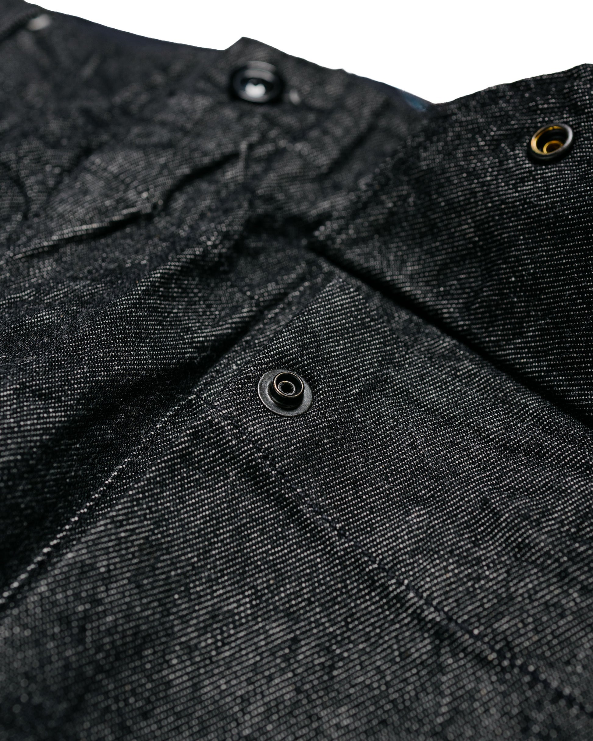 Engineered Garments Norwegian Army Pant Black Cotton Cone Denim