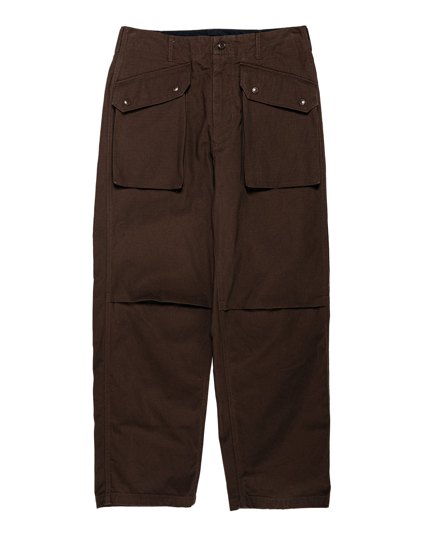 Engineered Garments Norwegian Army Pant Dark Brown Heavyweight Cotton Ripstop