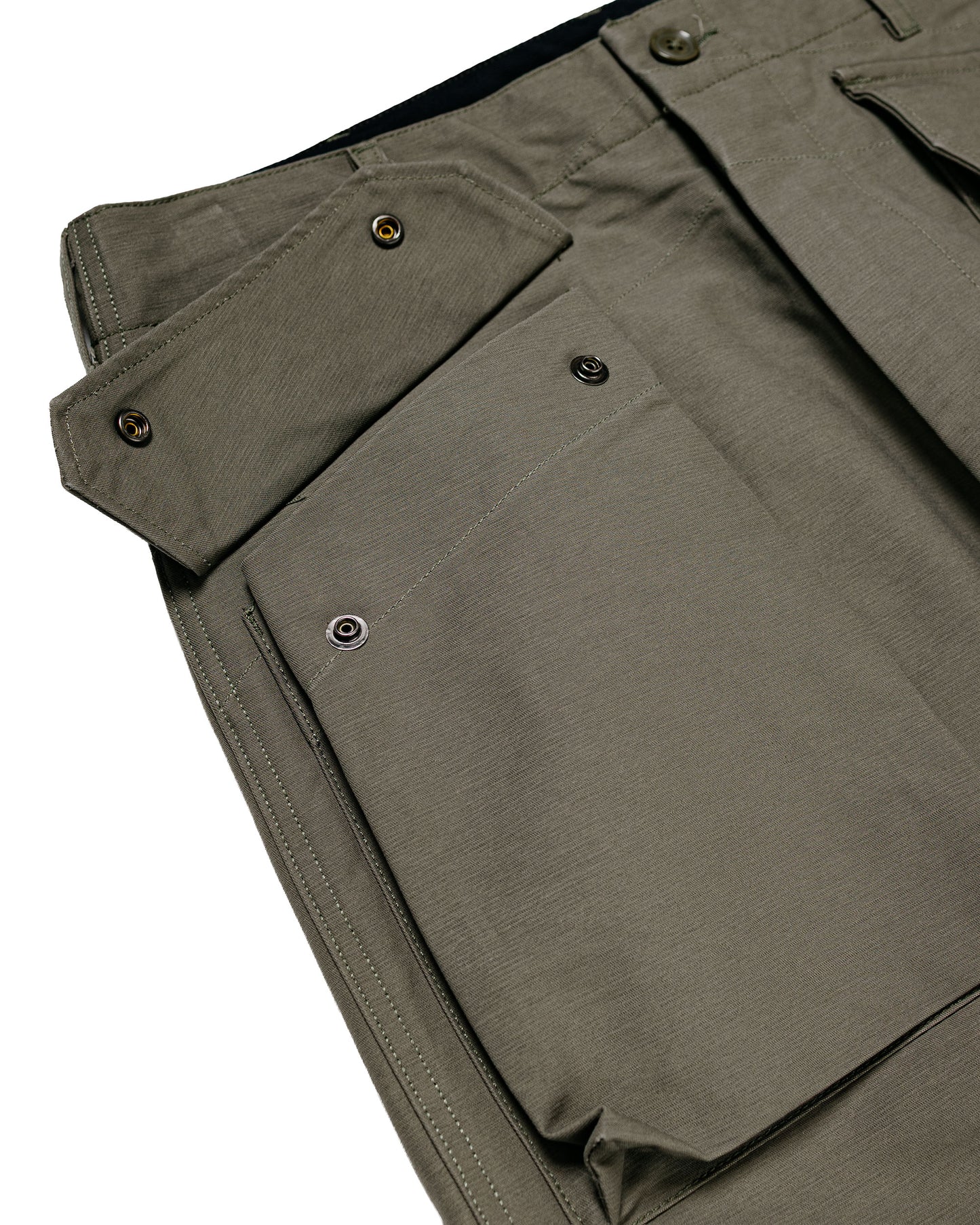 Engineered Garments Norwegian Army Pant Olive Cotton Double Cloth