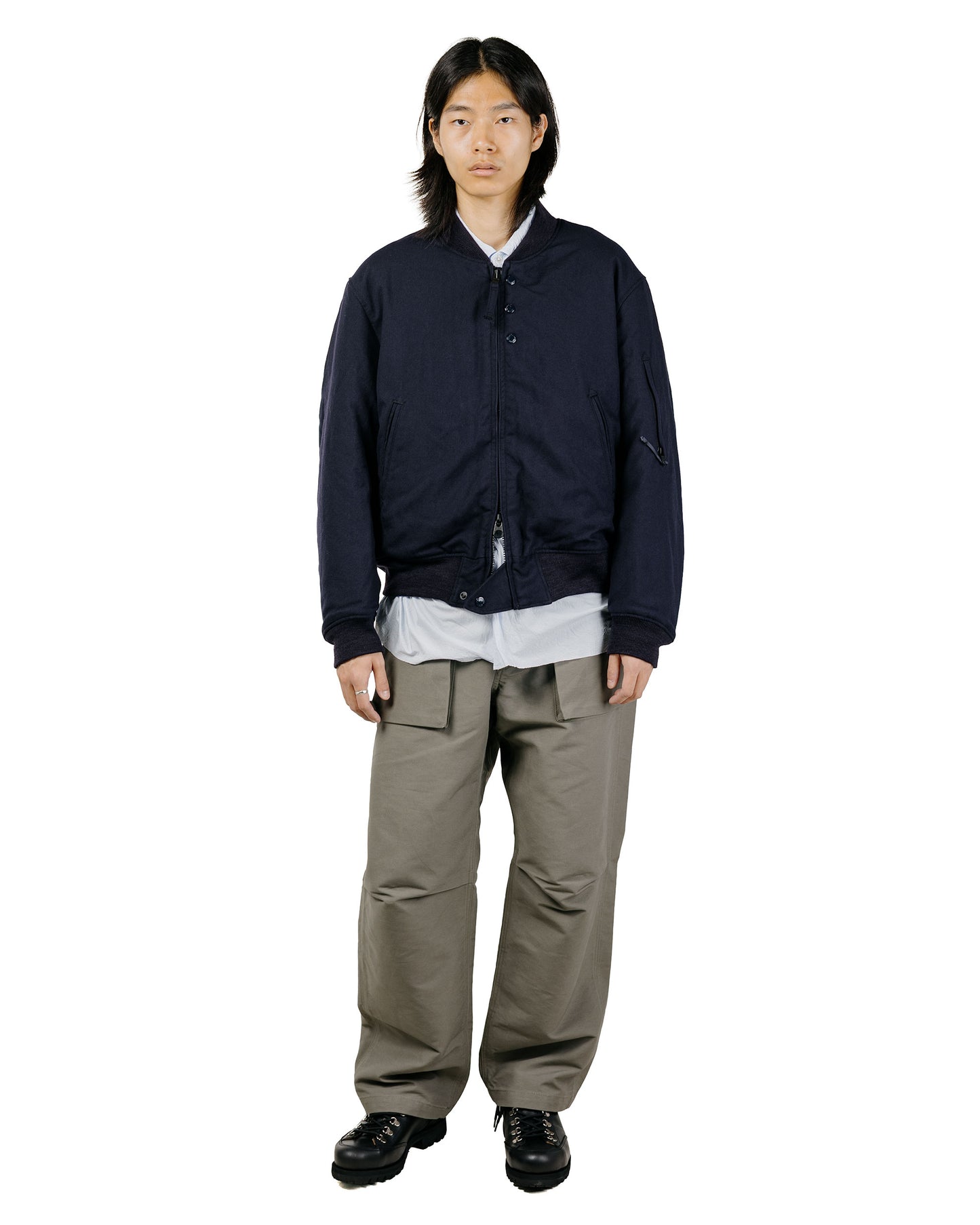 Engineered Garments Norwegian Army Pant Olive Cotton Double Cloth