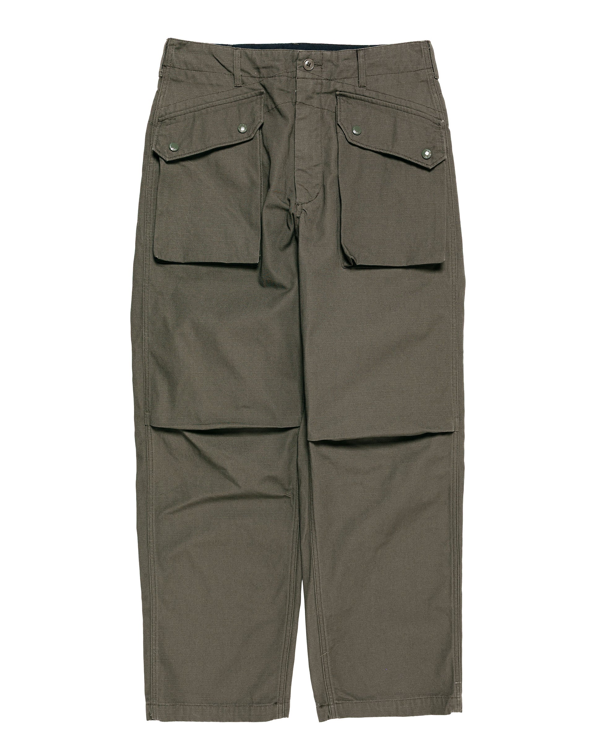 Engineered Garments Norwegian Army Pant Olive Heavyweight Cotton Ripstop