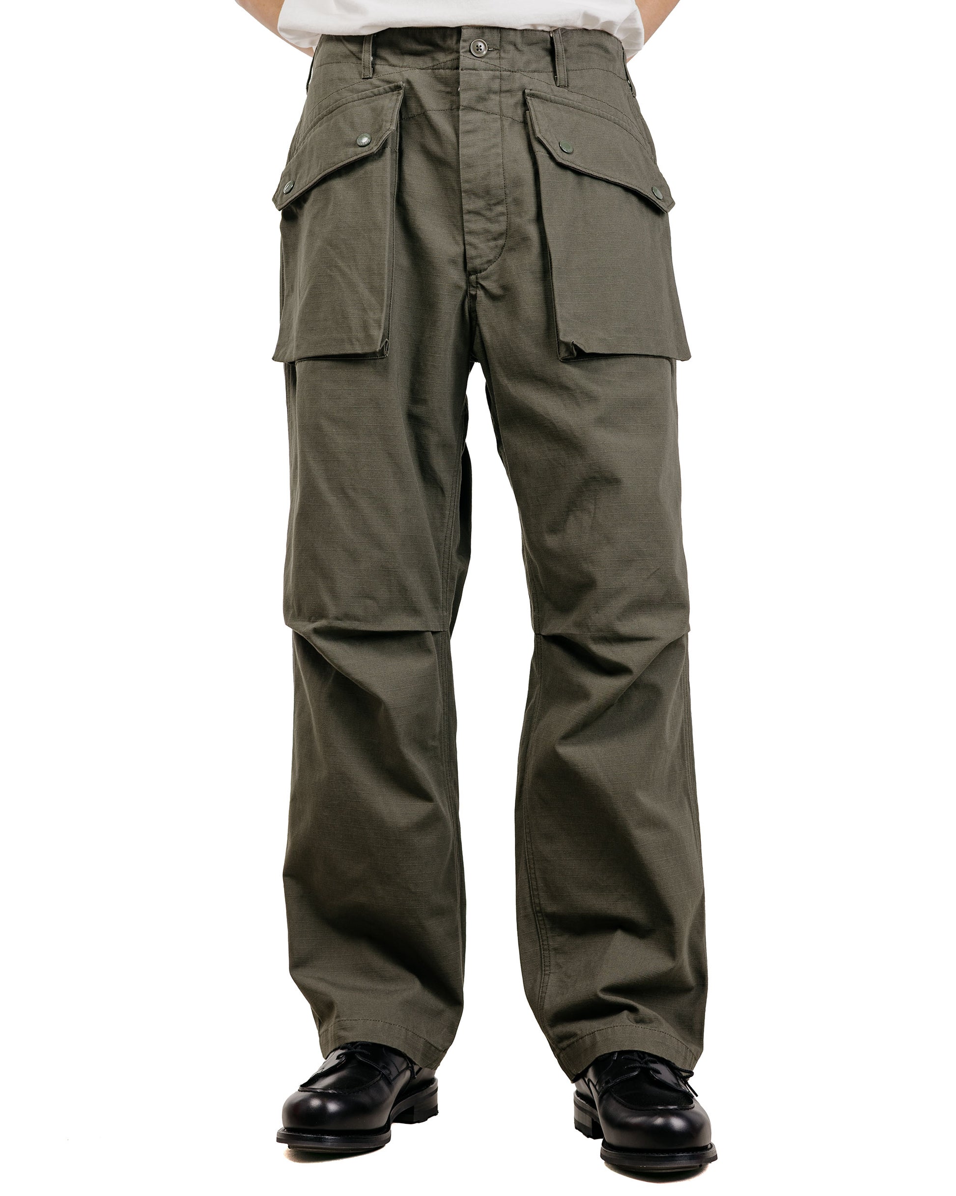 Engineered Garments Norwegian Army Pant Olive Heavyweight Cotton Ripstop