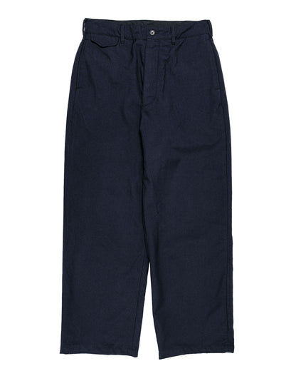 Engineered Garments Officer Pant Dark Navy Wool Uniform Serge