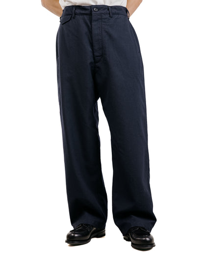 lost & found Engineered Garments Engineered Garments Officer Pant Dark Navy Wool Uniform Serge