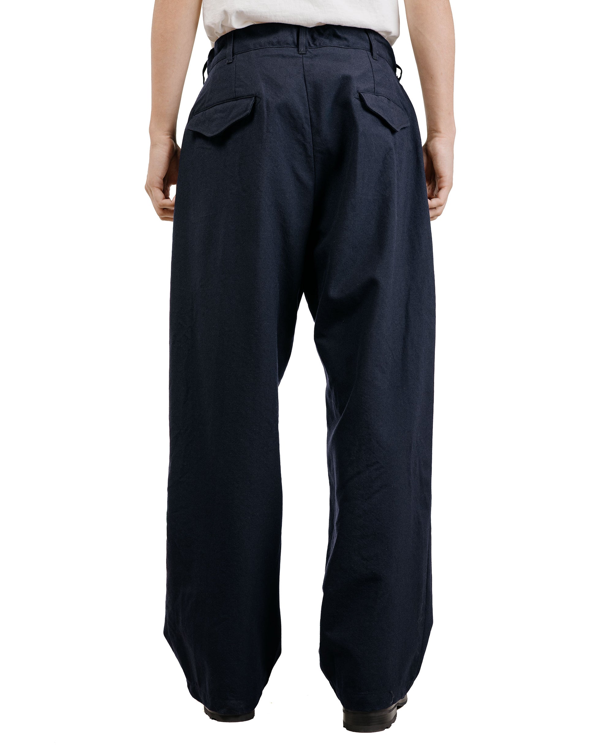 lost & found Engineered Garments Engineered Garments Officer Pant Dark Navy Wool Uniform Serge