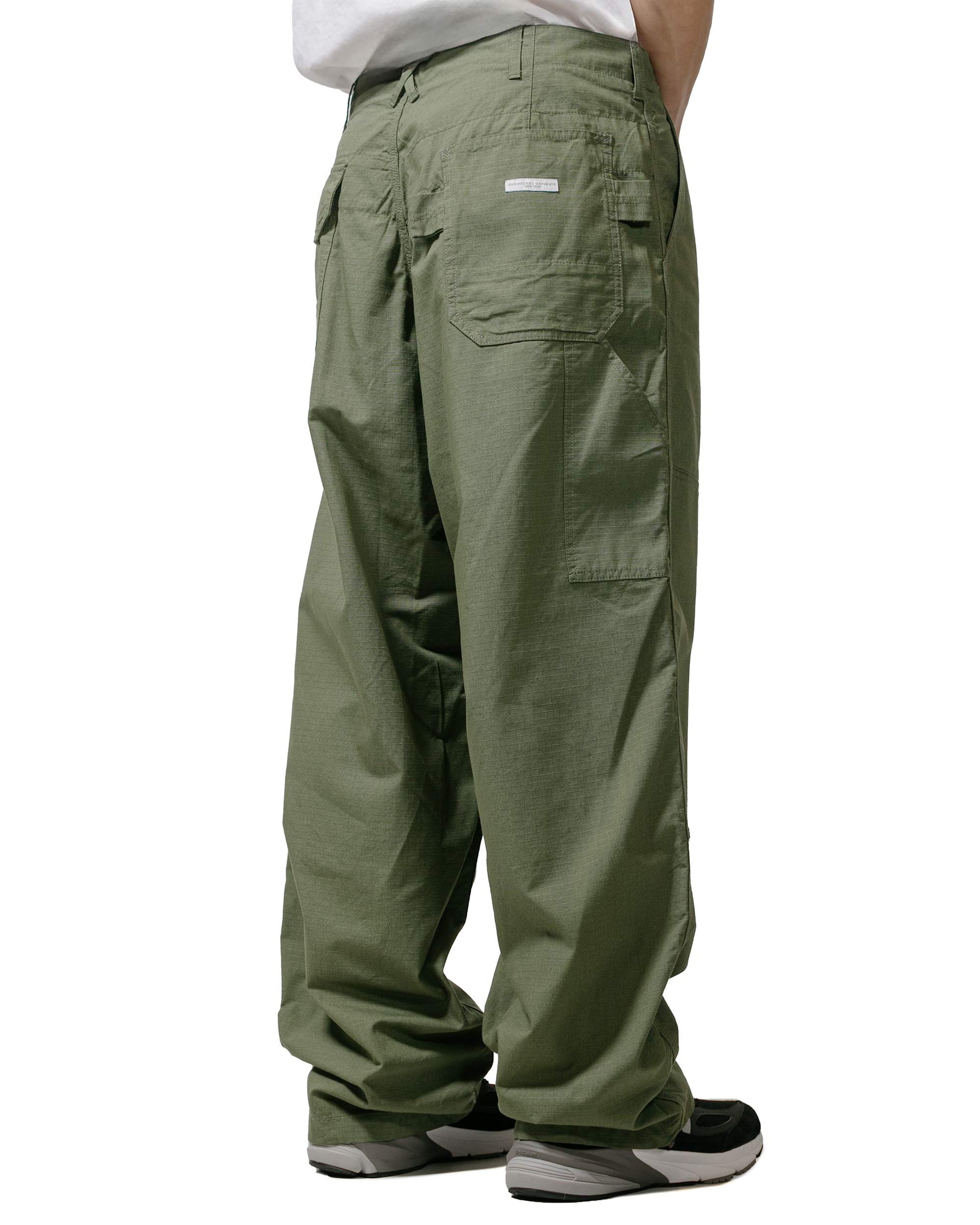 lost & found Engineered Garments Engineered Garments Painter Pant Olive Cotton Ripstop