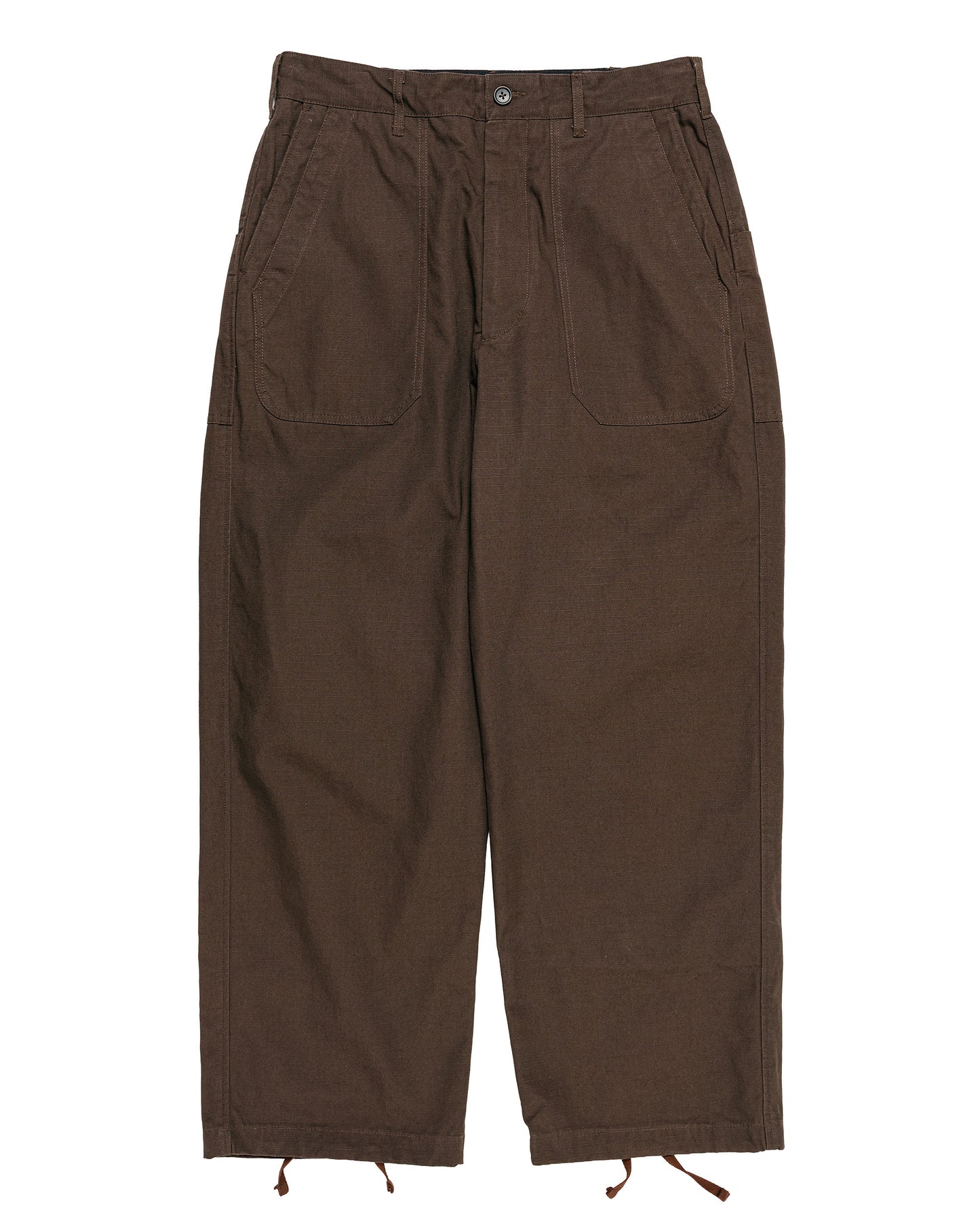 Engineered Garments Security Pant DK. Brown Heavyweight Cotton Ripstop