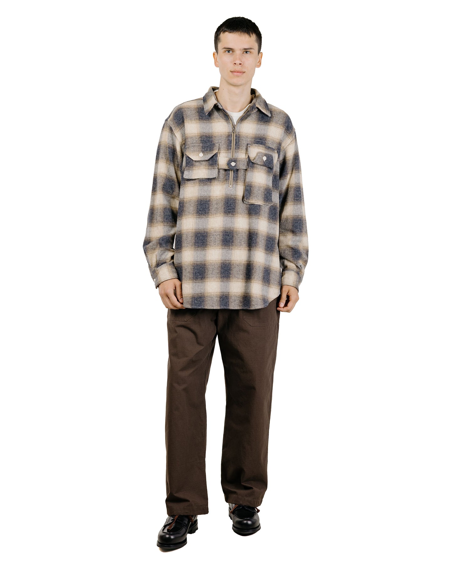 Engineered Garments Security Pant DK. Brown Heavyweight Cotton Ripstop