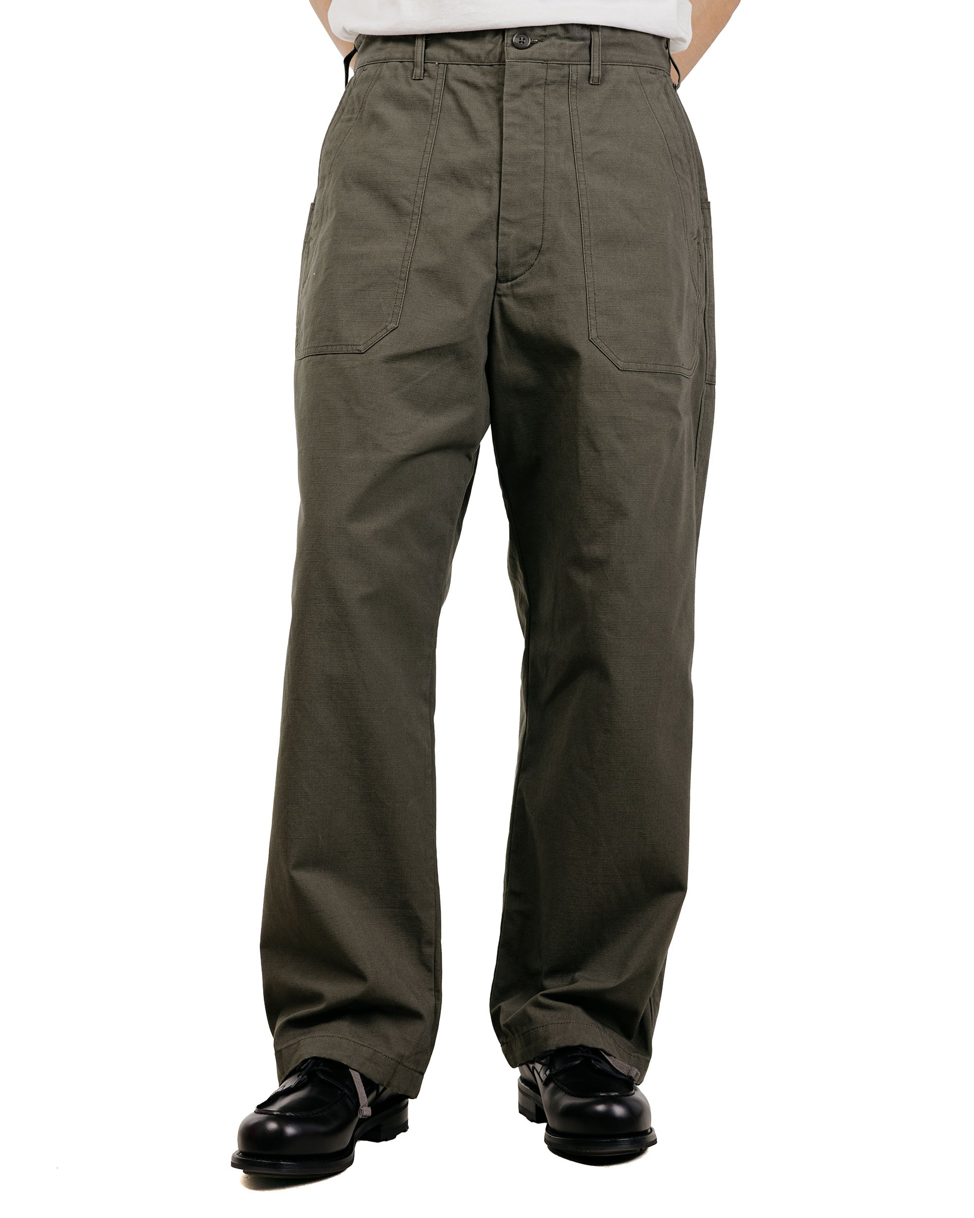 lost & found Engineered Garments Engineered Garments Security Pant Olive Heavyweight Cotton Ripstop