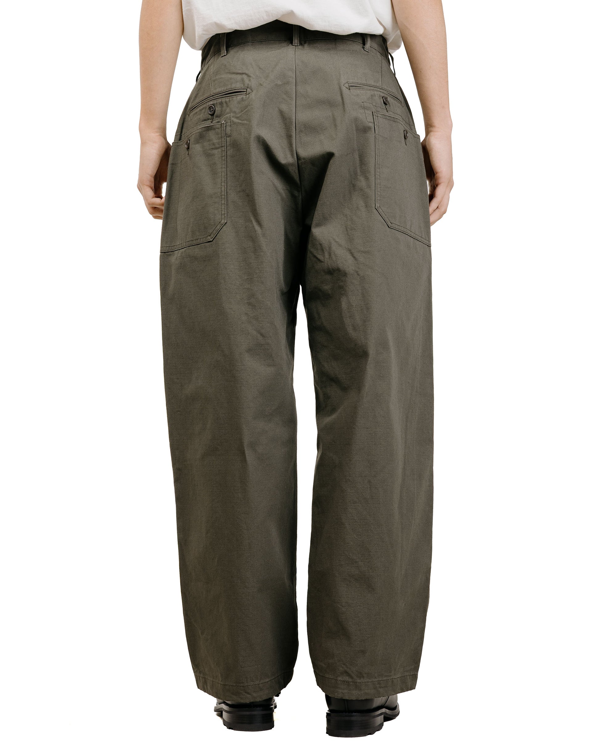 lost & found Engineered Garments Engineered Garments Security Pant Olive Heavyweight Cotton Ripstop