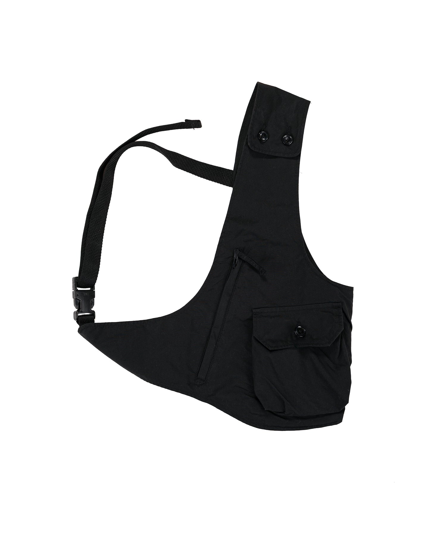lost & found Engineered Garments Engineered Garments Shoulder Vest Black Lt.Weight Nyco Poplin