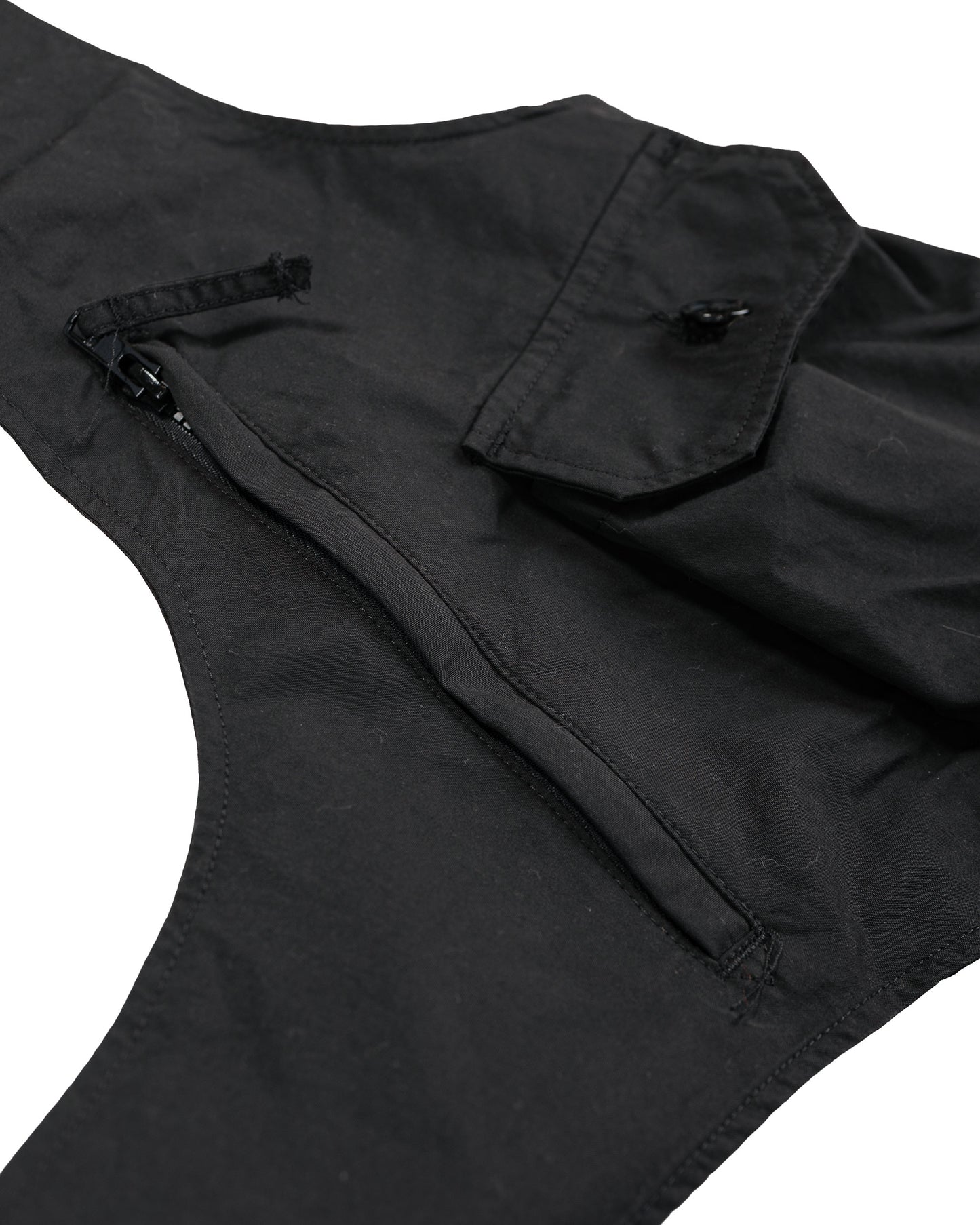 lost & found Engineered Garments Engineered Garments Shoulder Vest Black Lt.Weight Nyco Poplin