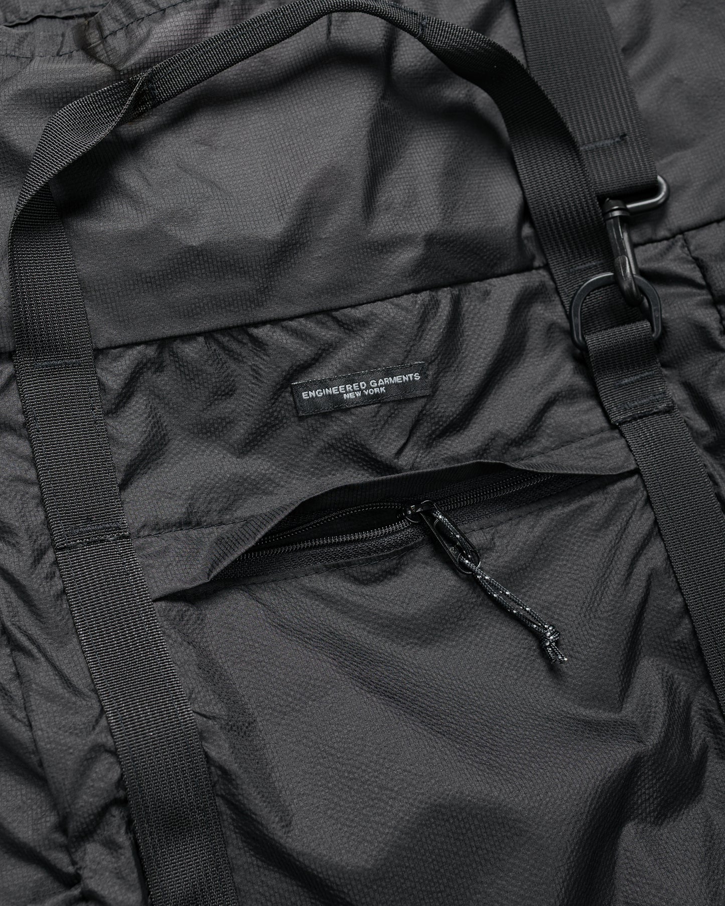 lost & found Engineered Garments Engineered Garments UL 3 Way Bag Black Nylon Micro Ripstop