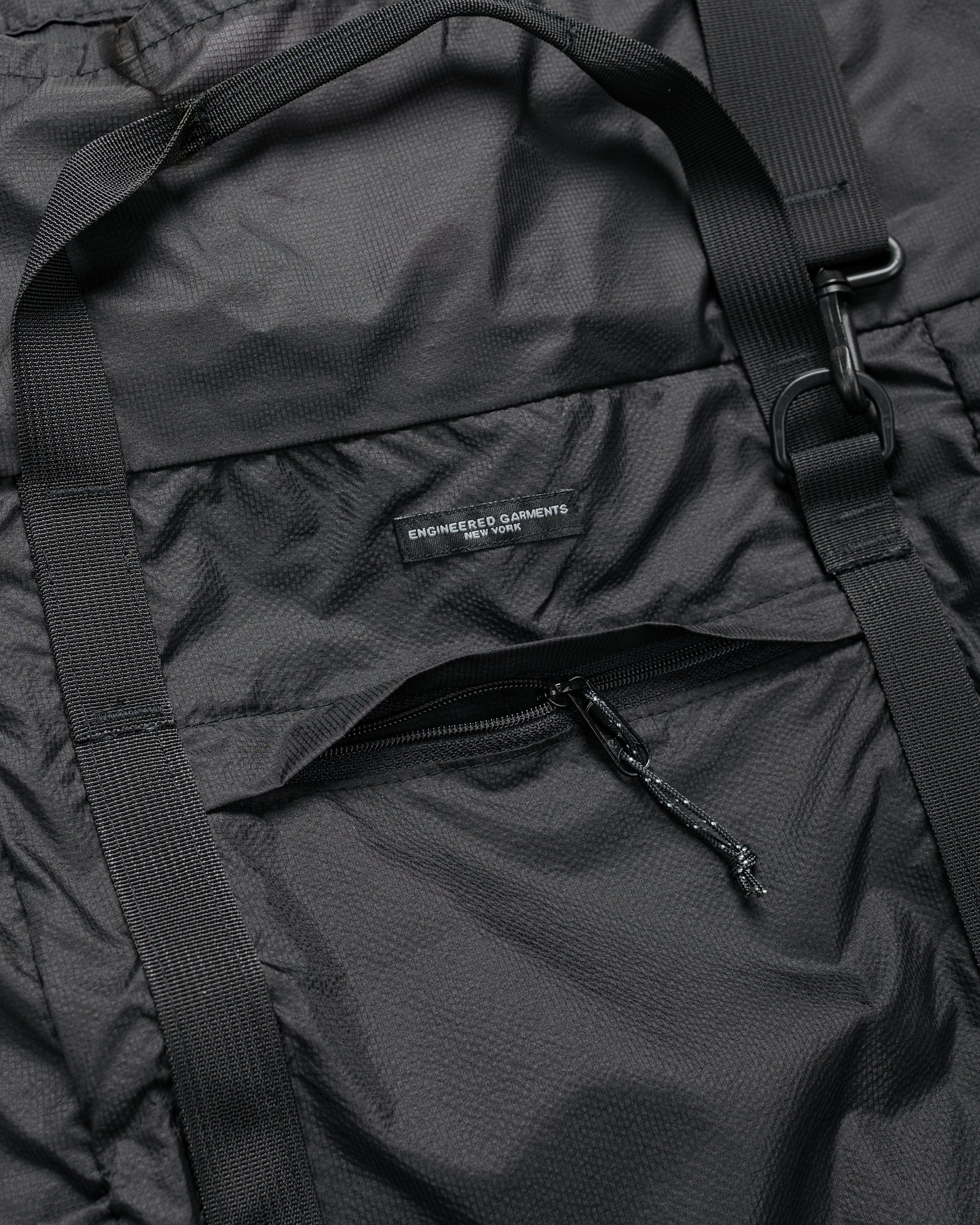 lost & found Engineered Garments Engineered Garments UL 3 Way Bag Black Nylon Micro Ripstop