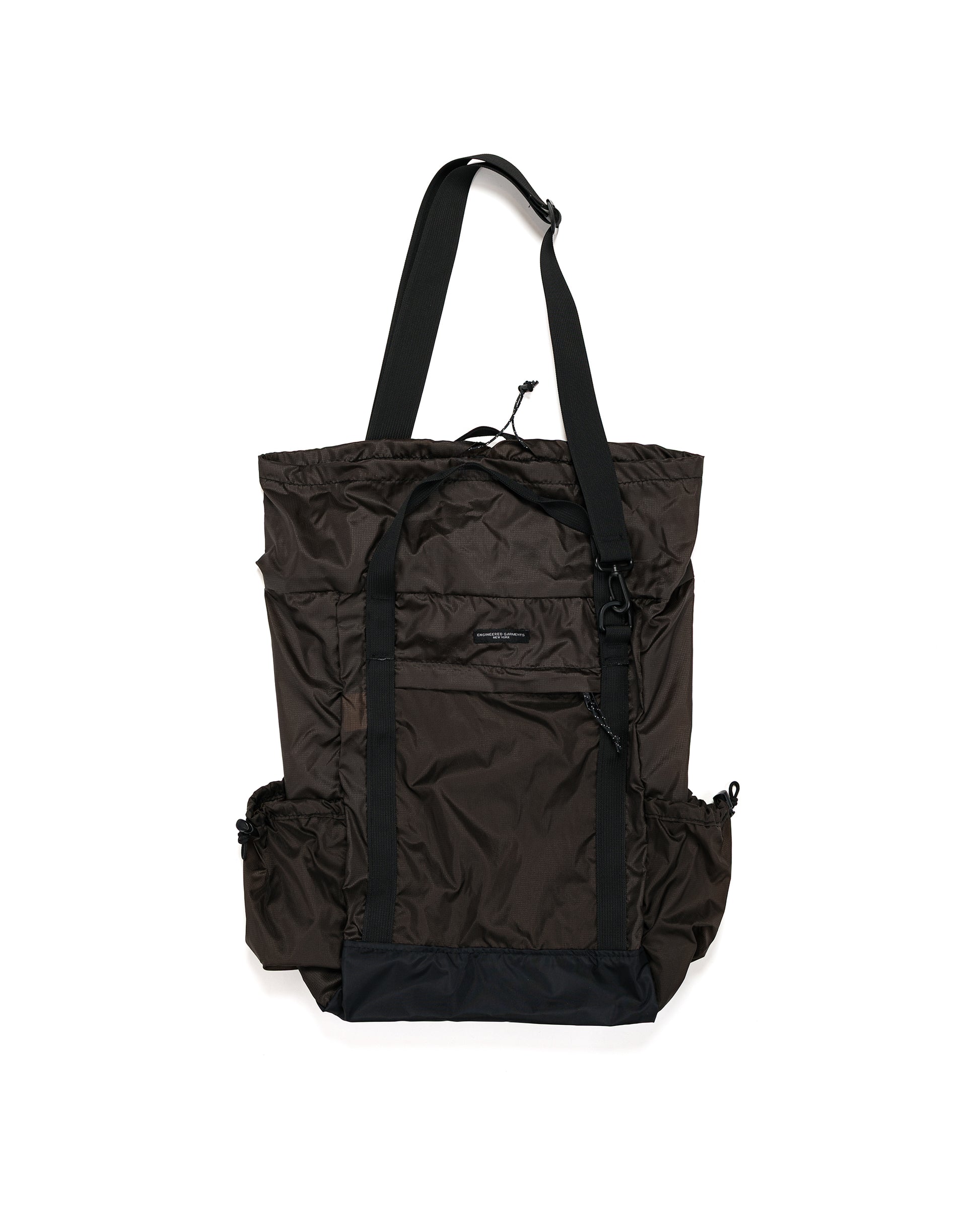lost & found Engineered Garments Engineered Garments UL 3 Way Bag Brown Nylon Micro Ripstop
