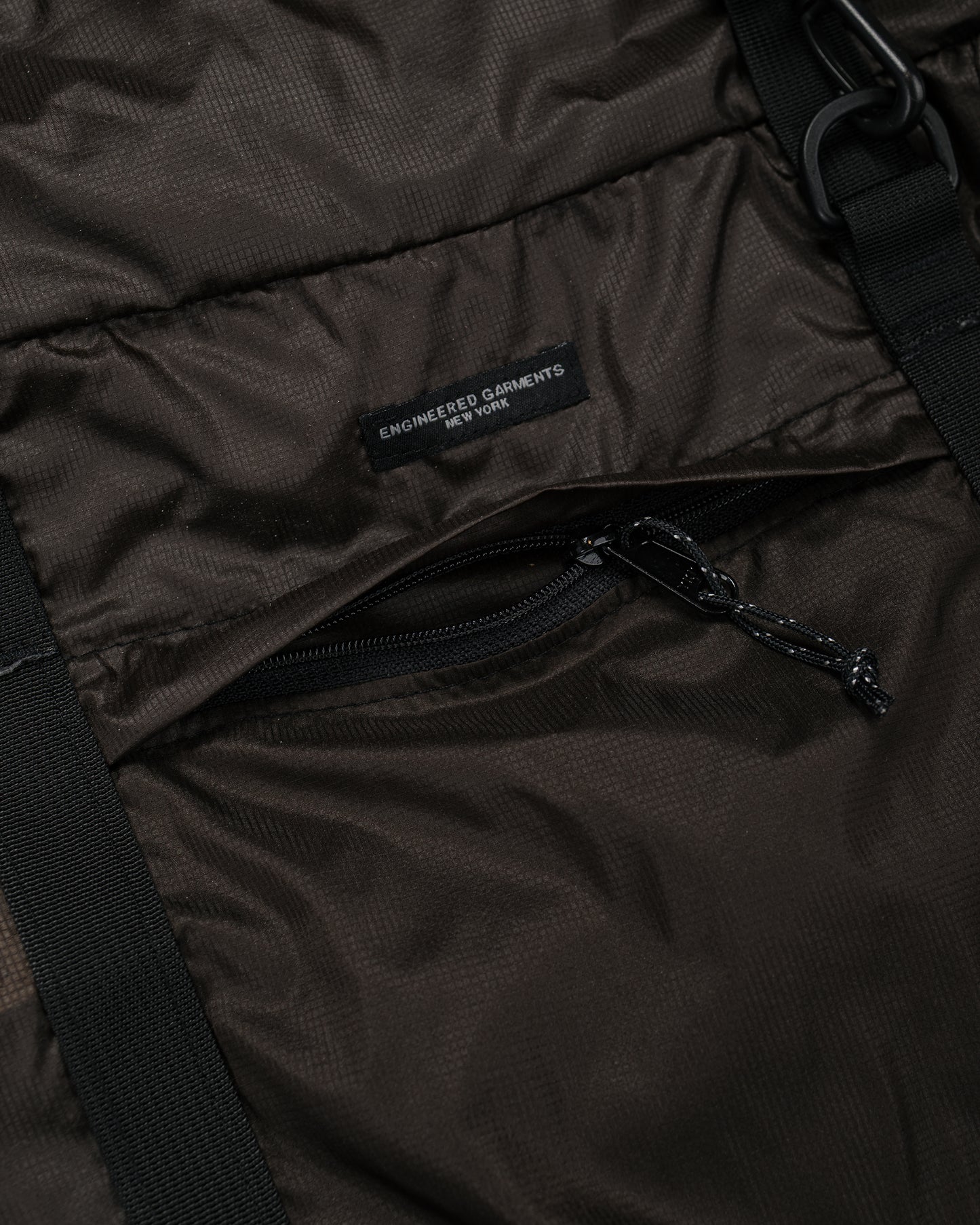 lost & found Engineered Garments Engineered Garments UL 3 Way Bag Brown Nylon Micro Ripstop
