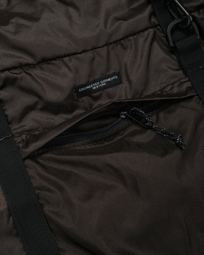 lost & found Engineered Garments Engineered Garments UL 3 Way Bag Brown Nylon Micro Ripstop