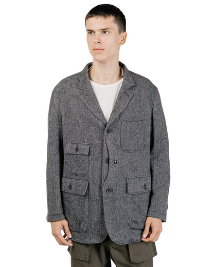 lost & found Engineered Garments Engineered Garments Upland Jacket Grey Poly Wool Herringbone