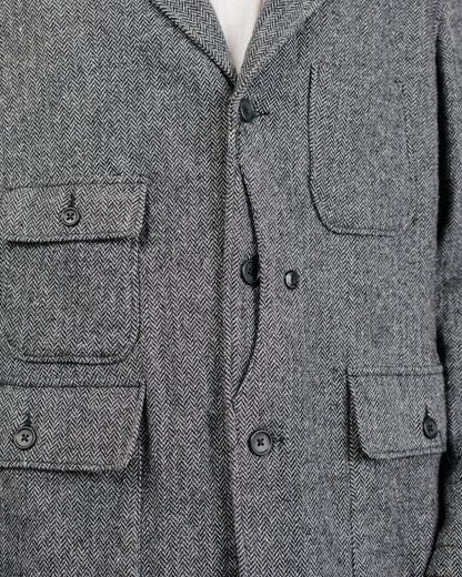 lost & found Engineered Garments Engineered Garments Upland Jacket Grey Poly Wool Herringbone