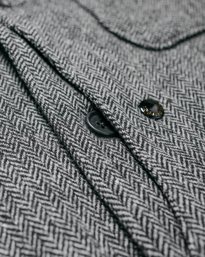 Engineered Garments Upland Jacket Grey Poly Wool Herringbone