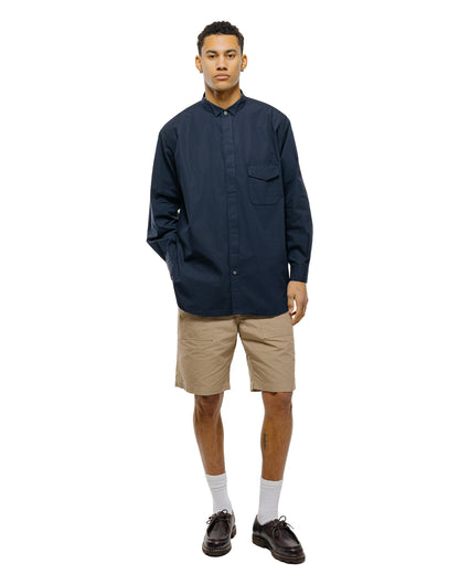 lost & found Engineered Garments Engineered Garments Wing Collar Shirt Dark Navy Cotton Broadcloth