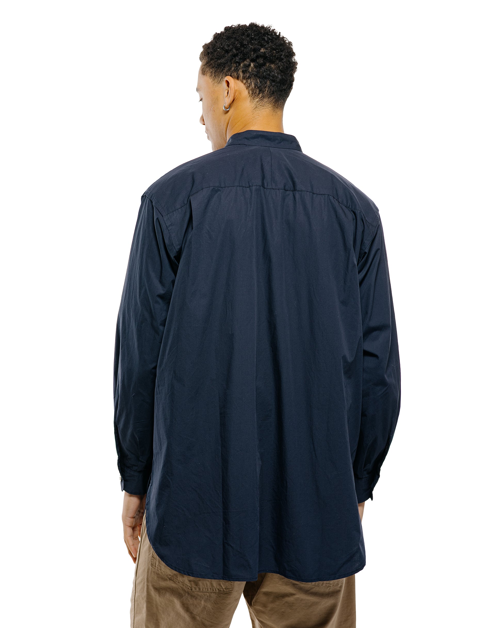 lost & found Engineered Garments Engineered Garments Wing Collar Shirt Dark Navy Cotton Broadcloth