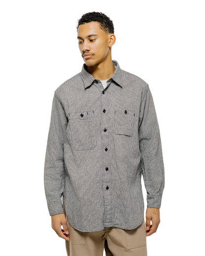 lost & found Engineered Garments Engineered Garments Work Shirt Black/Grey CL Houndstooth