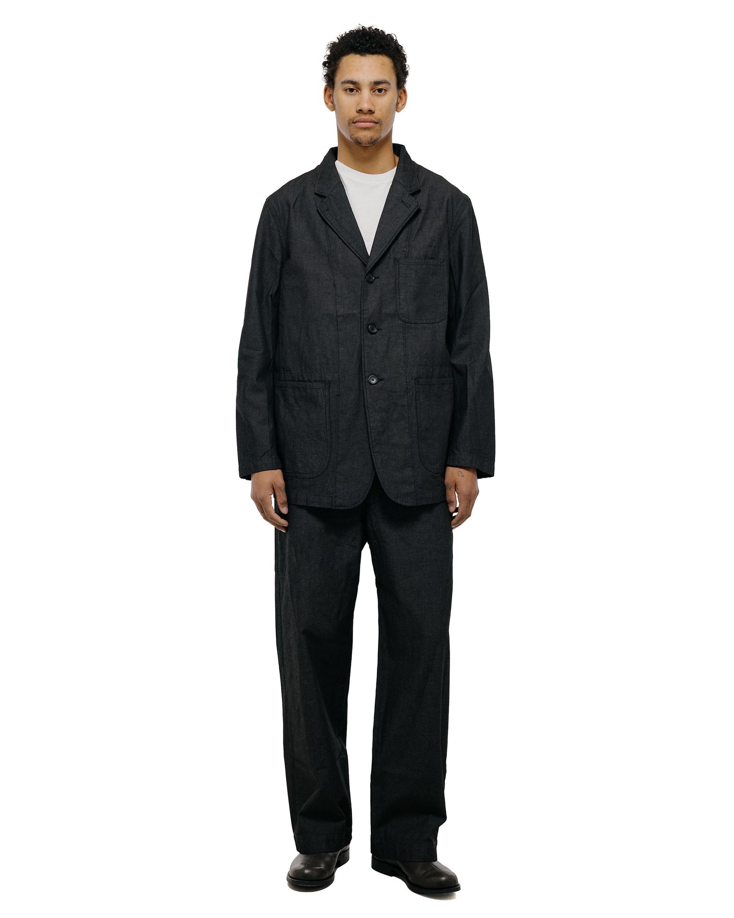 Engineered Garments Workaday Chino Pant Charcoal Cotton Heavy Oxford