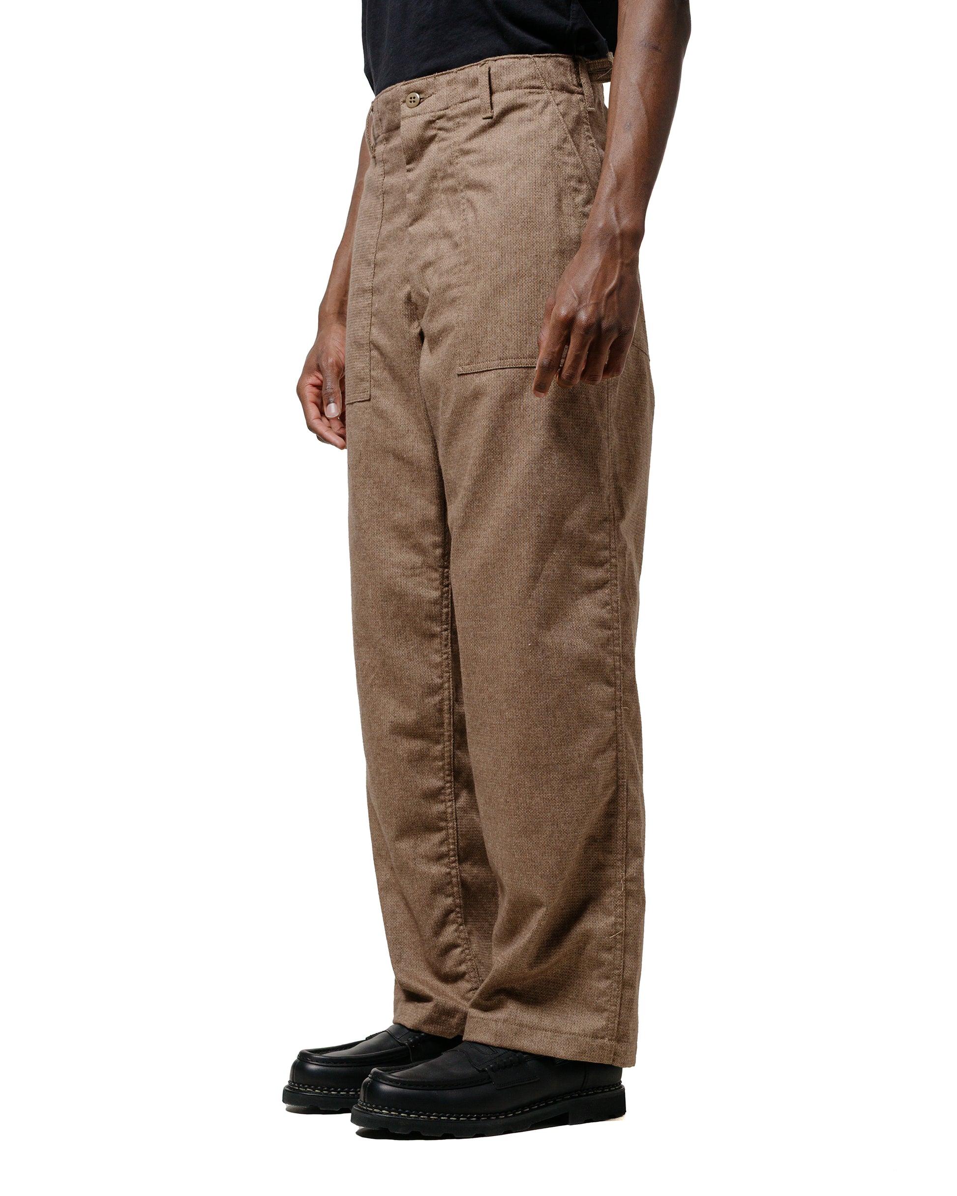 lost & found Engineered Garments Workaday Engineered Garments Workaday Fatigue Pant Brown CP Homespun