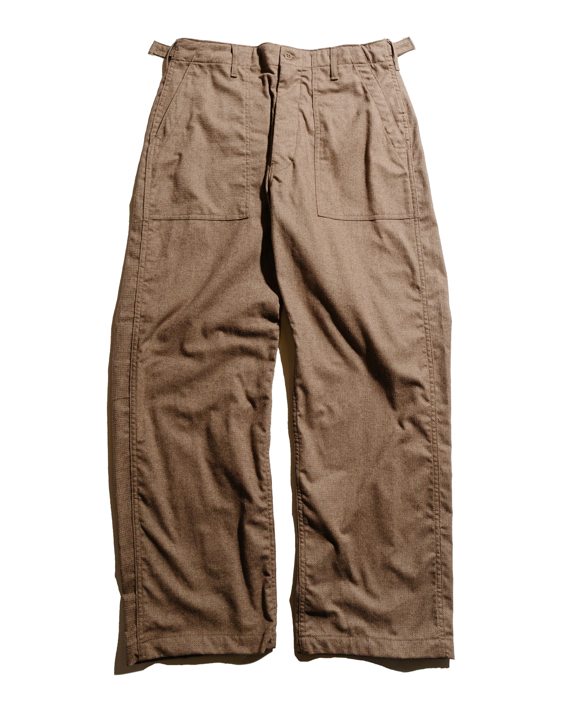 lost & found Engineered Garments Workaday Engineered Garments Workaday Fatigue Pant Brown CP Homespun
