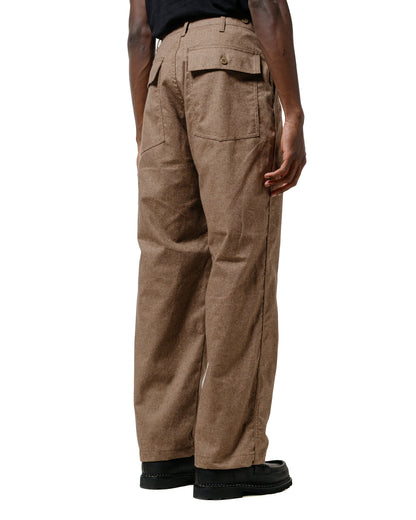 lost & found Engineered Garments Workaday Engineered Garments Workaday Fatigue Pant Brown CP Homespun