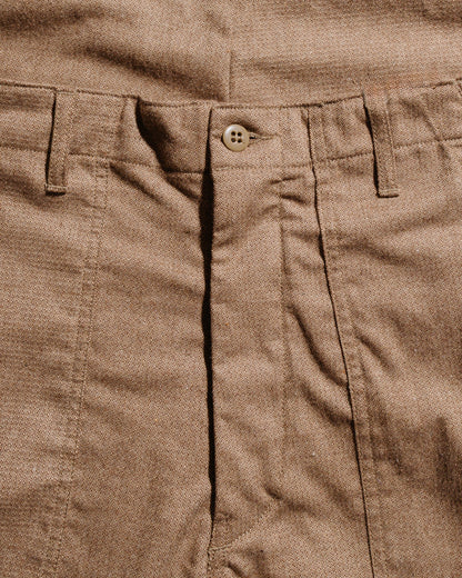 lost & found Engineered Garments Workaday Engineered Garments Workaday Fatigue Pant Brown CP Homespun