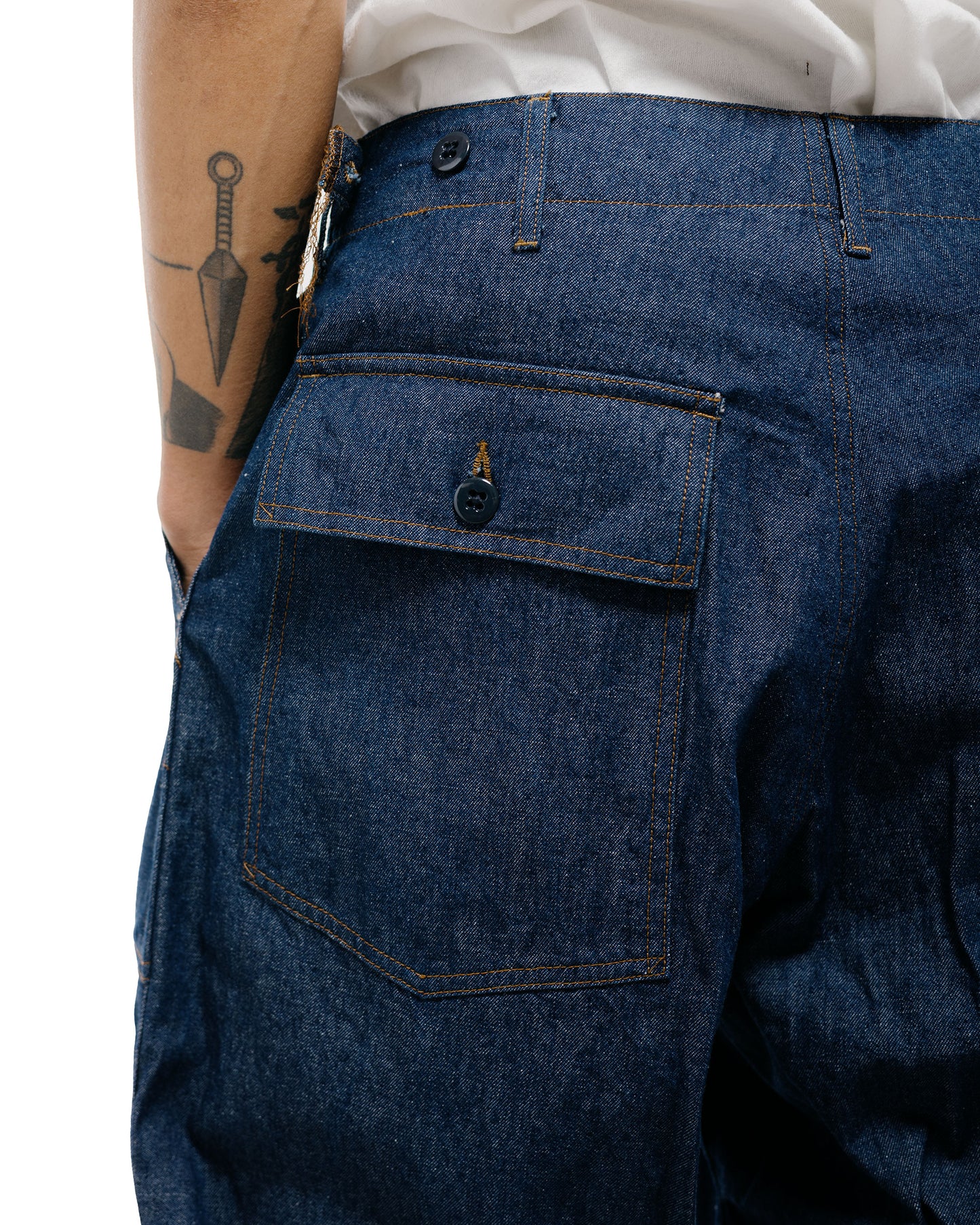 Engineered Garments Workaday Fatigue Pant Indigo Industrial 8oz Denim