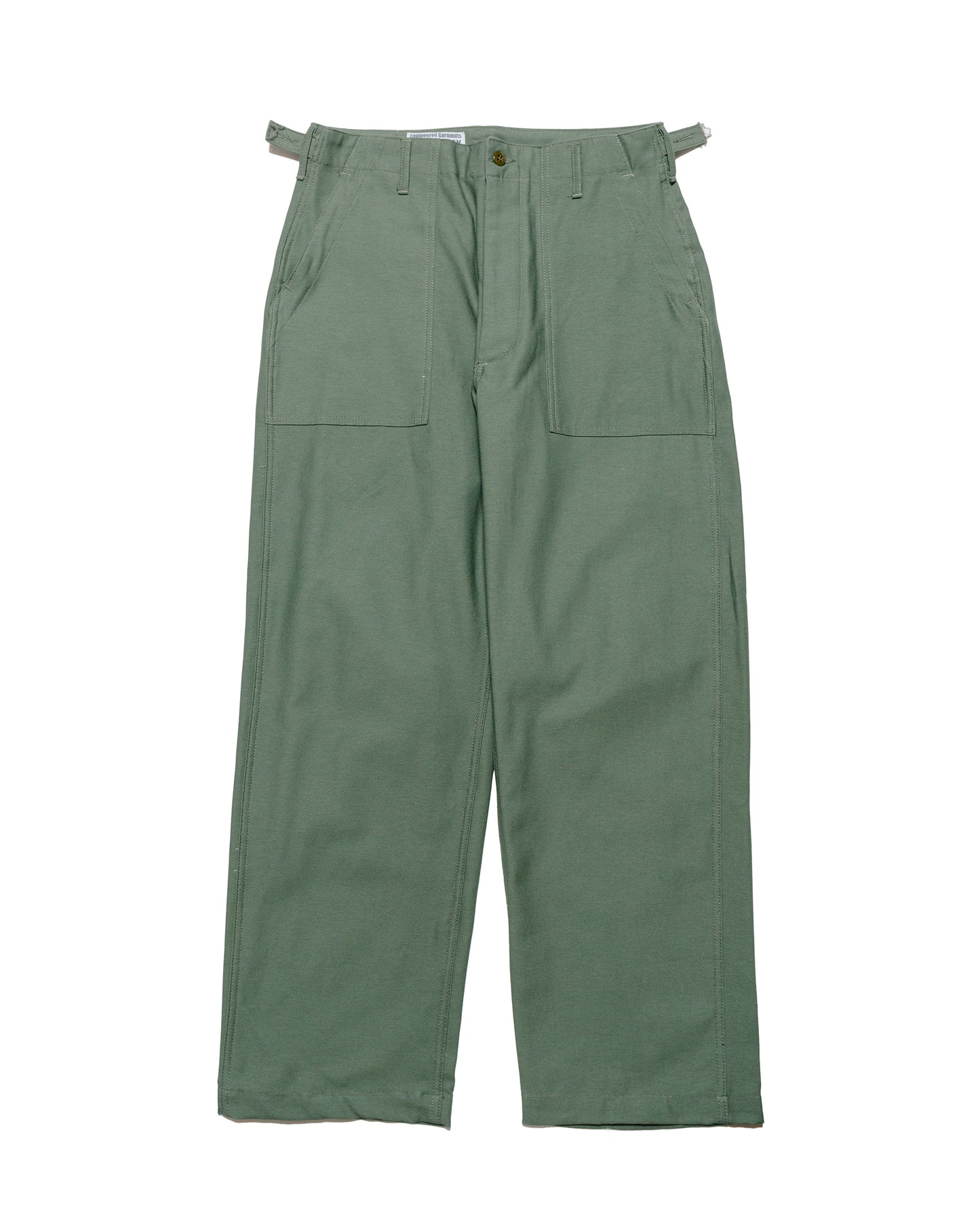 lost & found Engineered Garments Workaday Engineered Garments Workaday Fatigue Pant Olive Cotton Reverse Sateen