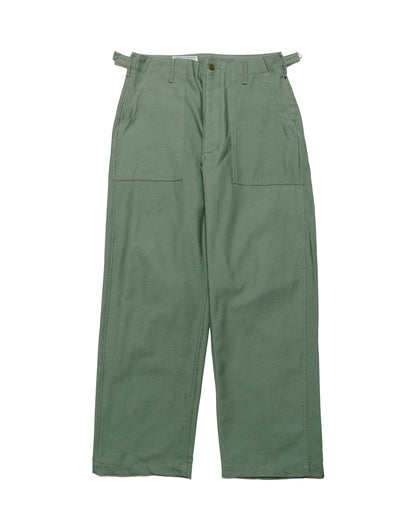 lost & found Engineered Garments Workaday Engineered Garments Workaday Fatigue Pant Olive Cotton Reverse Sateen