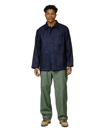 lost & found Engineered Garments Workaday Engineered Garments Workaday Fatigue Pant Olive Cotton Reverse Sateen