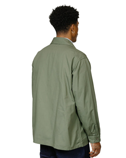 lost & found Engineered Garments Workaday Engineered Garments Workaday MC Shirt Jacket Olive Cotton Ripstop