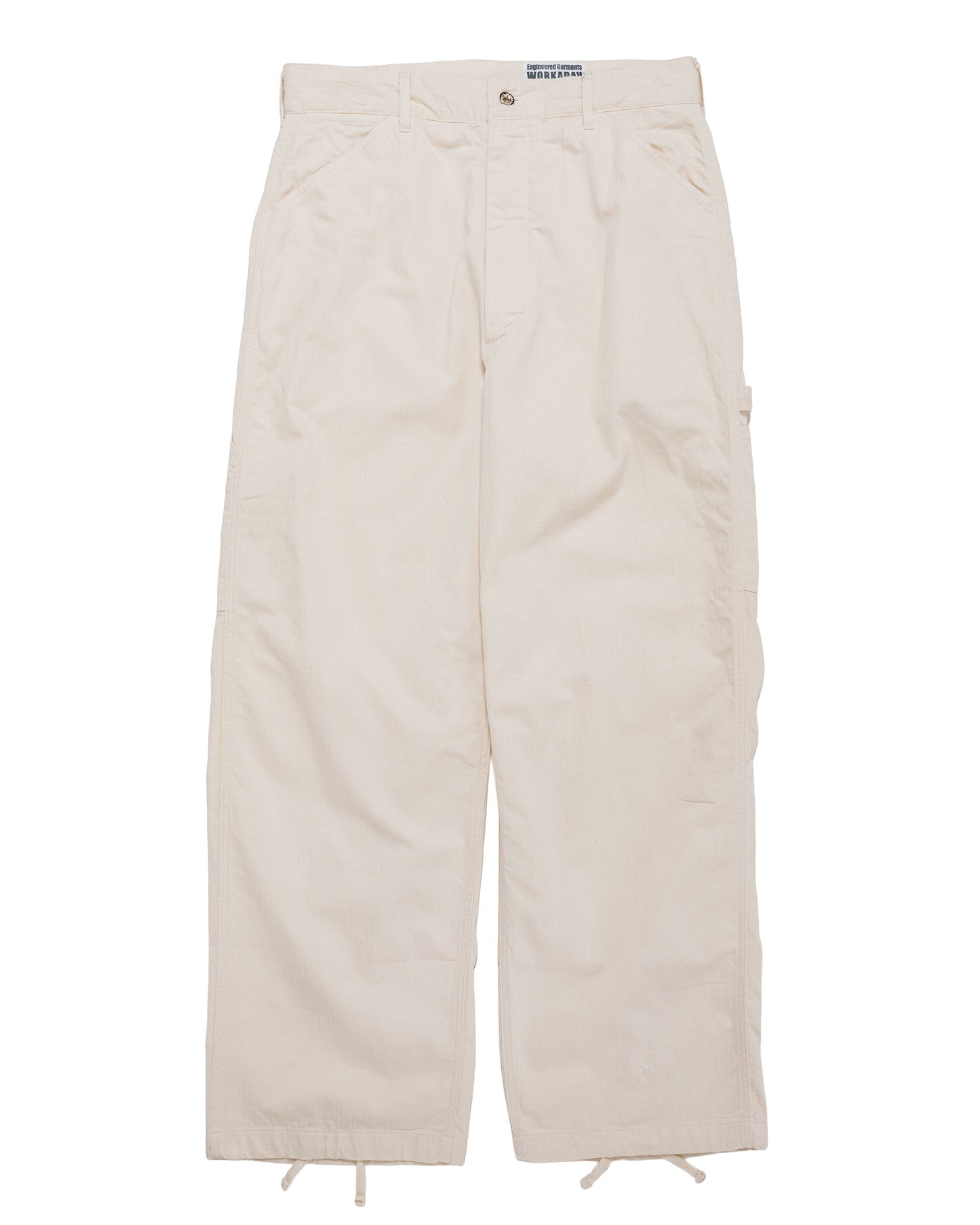 Engineered Garments Workaday Painter Pant Natural 7oz Cotton HB Twill