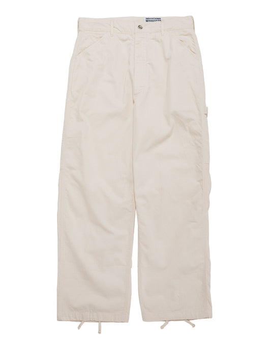 Engineered Garments Workaday Painter Pant Natural 7oz Cotton HB Twill