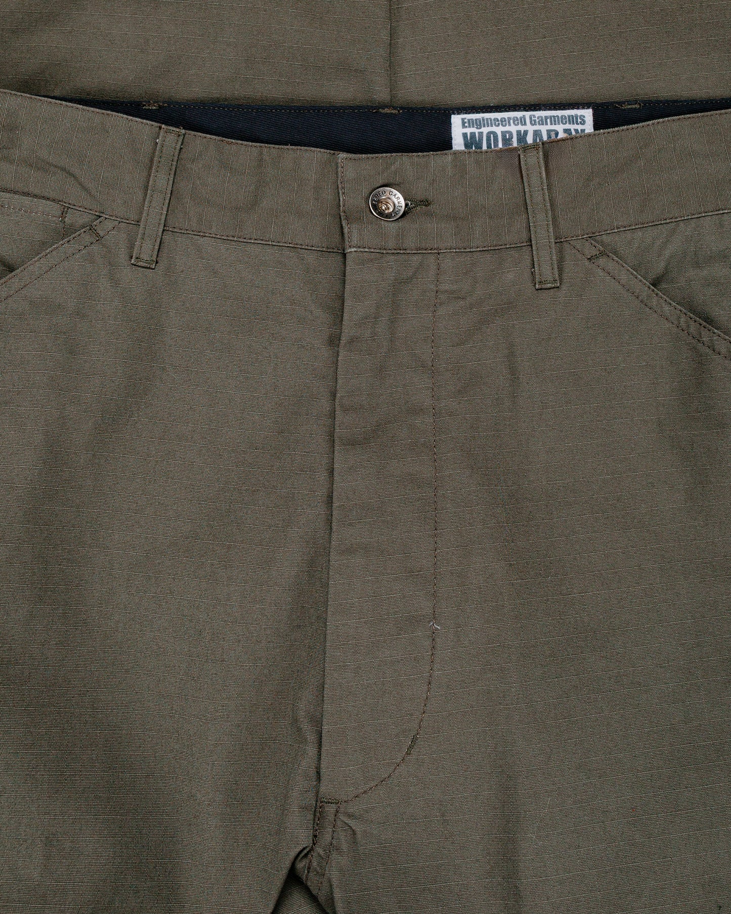 lost & found Engineered Garments Workaday Engineered Garments Workaday Painter Pant Olive Heavyweight Cotton Ripstop
