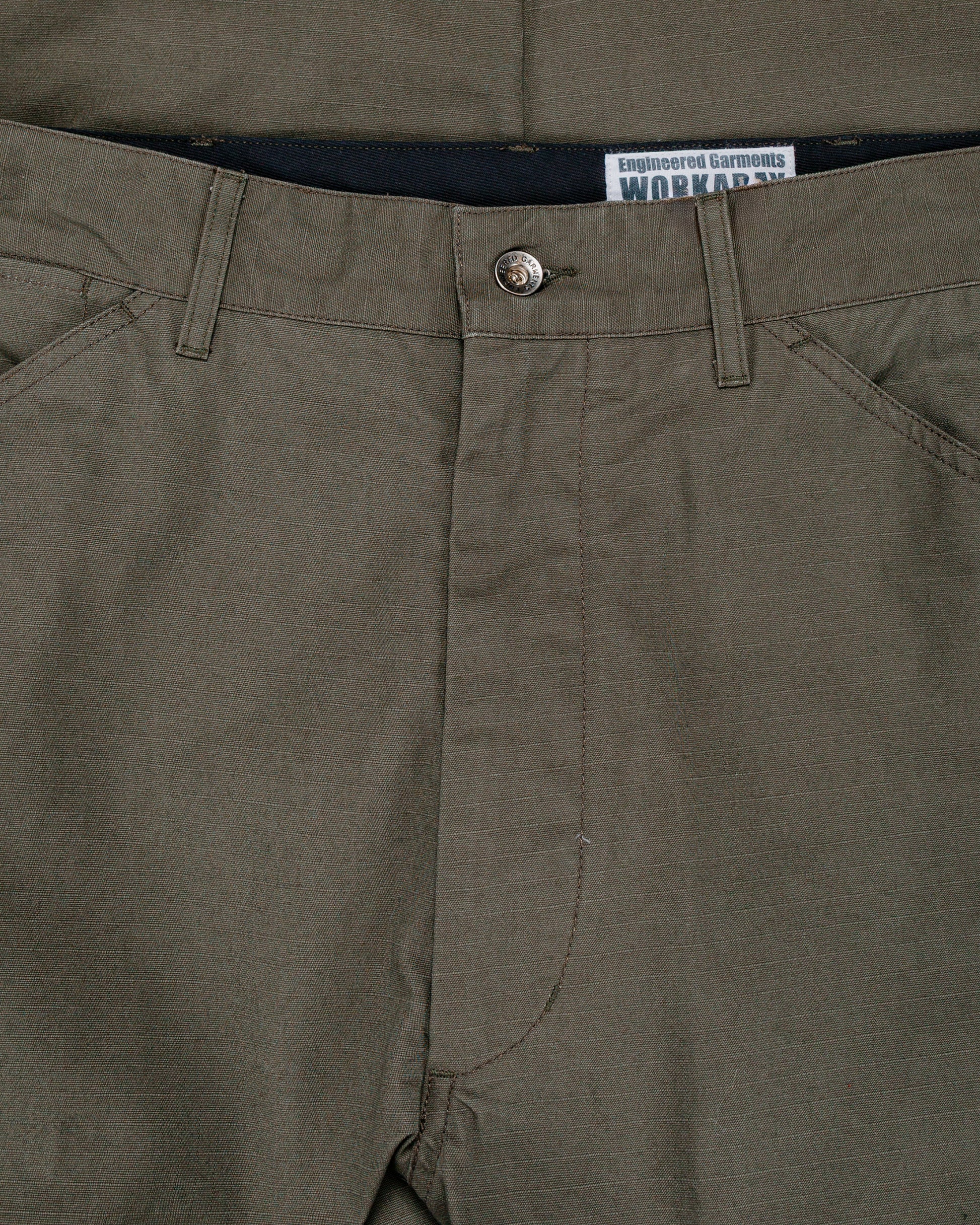 lost & found Engineered Garments Workaday Engineered Garments Workaday Painter Pant Olive Heavyweight Cotton Ripstop