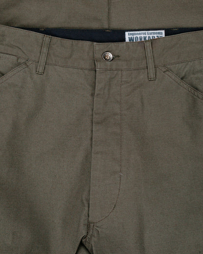 lost & found Engineered Garments Workaday Engineered Garments Workaday Painter Pant Olive Heavyweight Cotton Ripstop