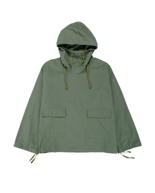 lost & found Engineered Garments Workaday Engineered Garments Workaday Salvage Smock Olive Cotton Ripstop